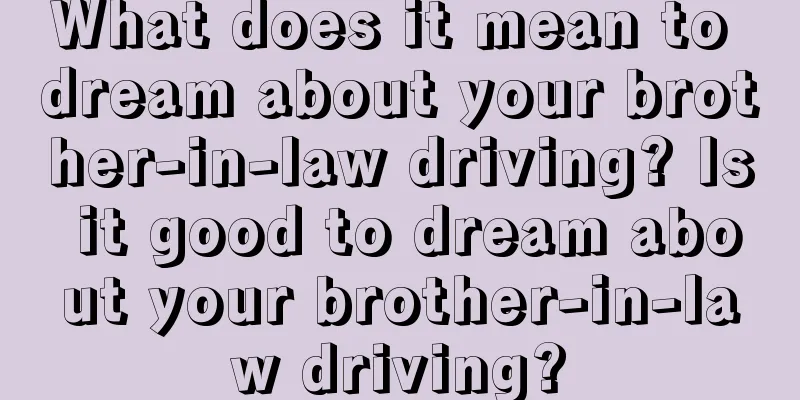 What does it mean to dream about your brother-in-law driving? Is it good to dream about your brother-in-law driving?