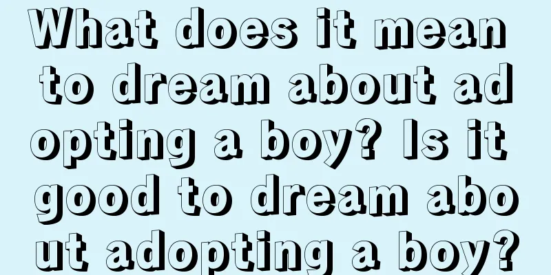 What does it mean to dream about adopting a boy? Is it good to dream about adopting a boy?