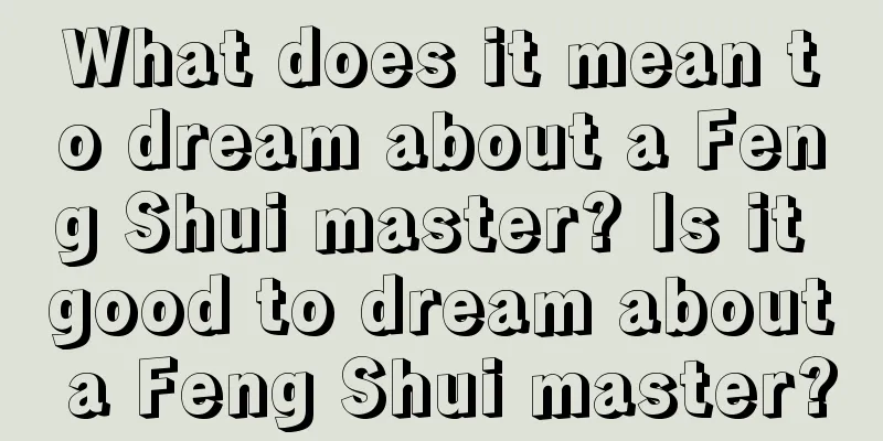 What does it mean to dream about a Feng Shui master? Is it good to dream about a Feng Shui master?