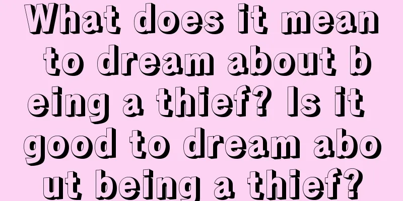 What does it mean to dream about being a thief? Is it good to dream about being a thief?