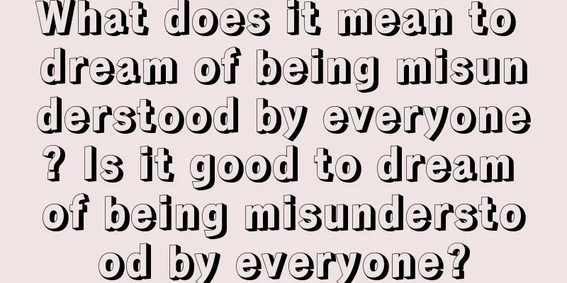 What does it mean to dream of being misunderstood by everyone? Is it good to dream of being misunderstood by everyone?