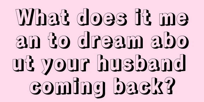 What does it mean to dream about your husband coming back?