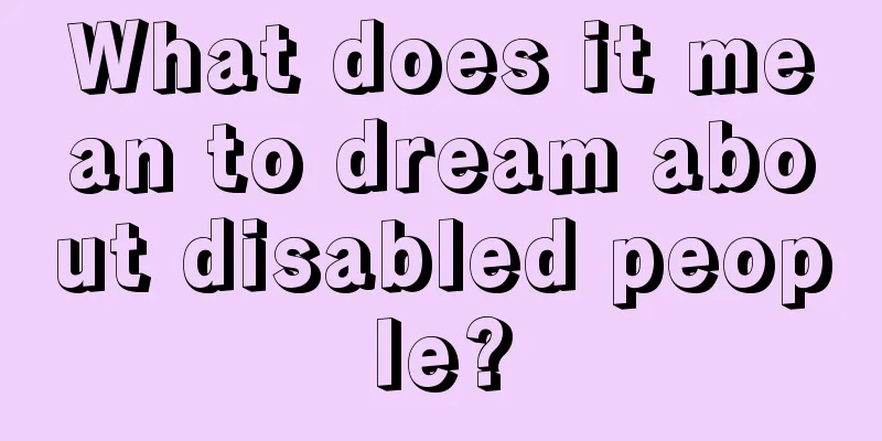 What does it mean to dream about disabled people?