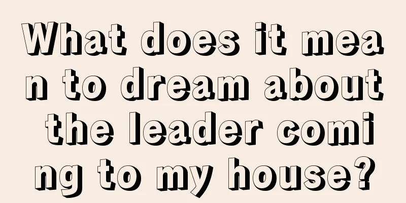 What does it mean to dream about the leader coming to my house?