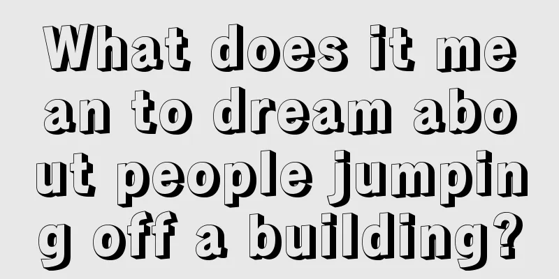 What does it mean to dream about people jumping off a building?