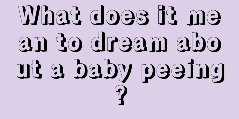 What does it mean to dream about a baby peeing?