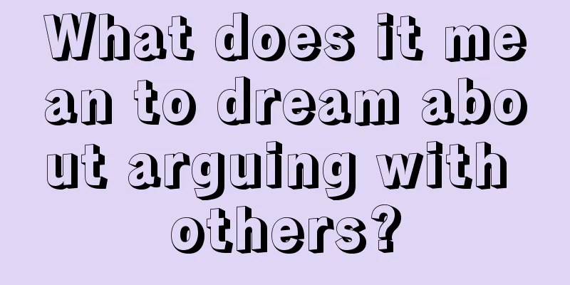 What does it mean to dream about arguing with others?