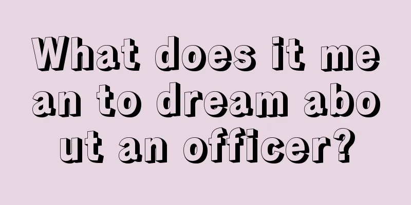 What does it mean to dream about an officer?