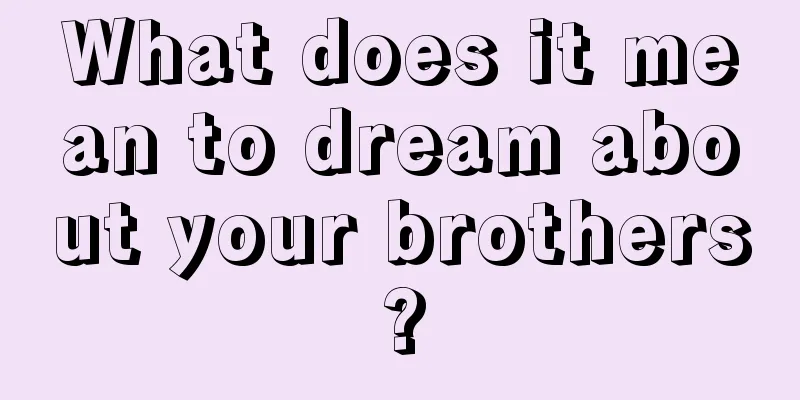 What does it mean to dream about your brothers?