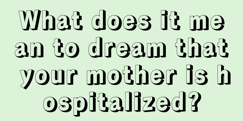 What does it mean to dream that your mother is hospitalized?