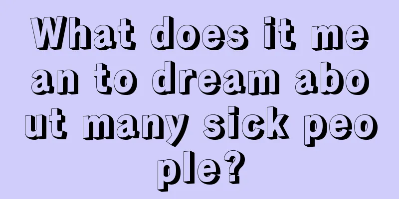 What does it mean to dream about many sick people?