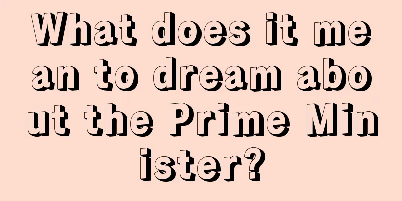 What does it mean to dream about the Prime Minister?