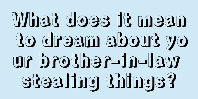 What does it mean to dream about your brother-in-law stealing things?