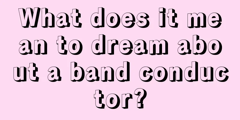 What does it mean to dream about a band conductor?