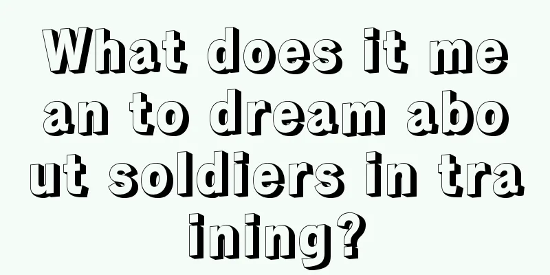 What does it mean to dream about soldiers in training?