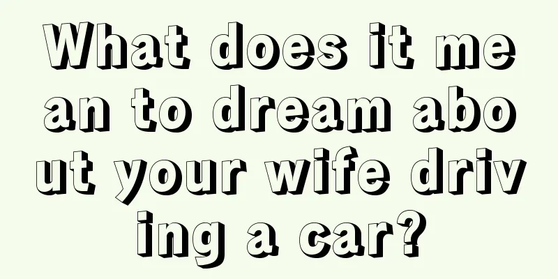 What does it mean to dream about your wife driving a car?