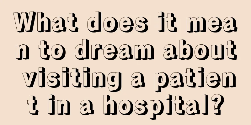 What does it mean to dream about visiting a patient in a hospital?