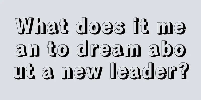 What does it mean to dream about a new leader?