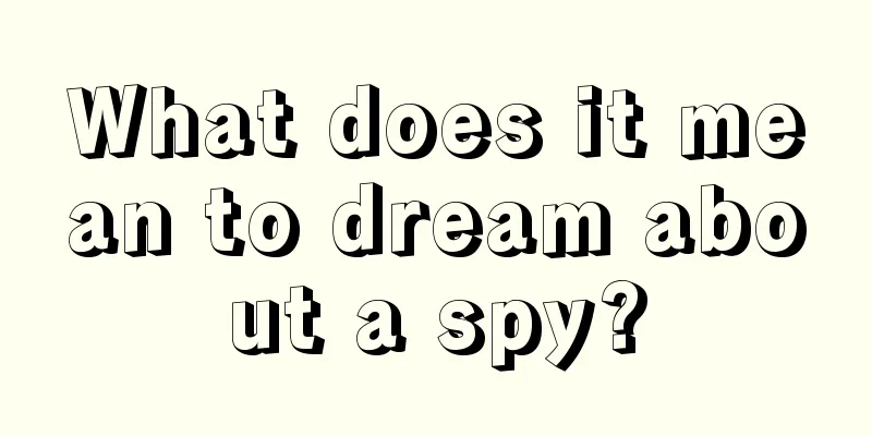 What does it mean to dream about a spy?