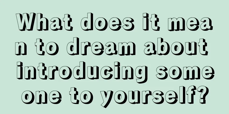 What does it mean to dream about introducing someone to yourself?