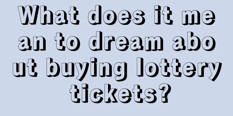 What does it mean to dream about buying lottery tickets?