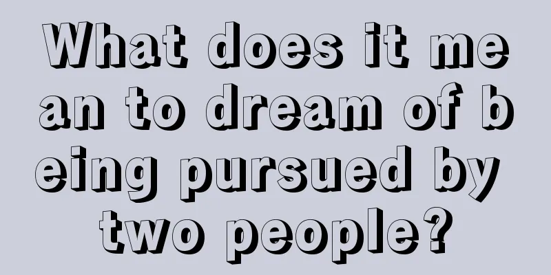 What does it mean to dream of being pursued by two people?