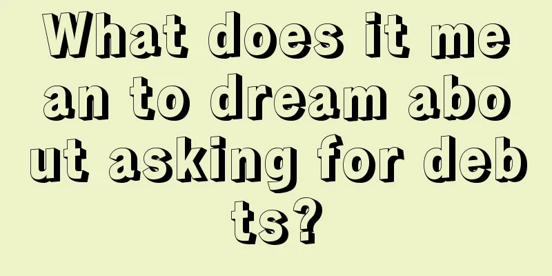 What does it mean to dream about asking for debts?