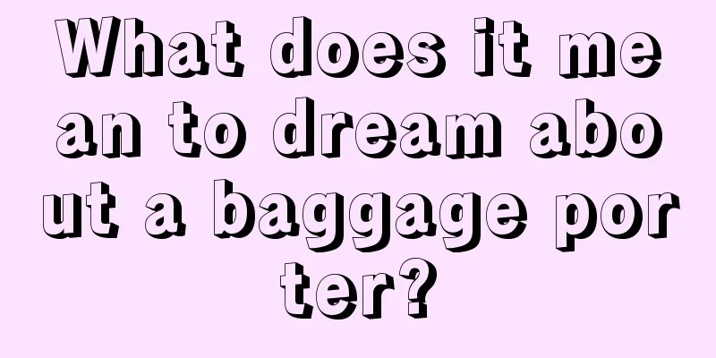 What does it mean to dream about a baggage porter?