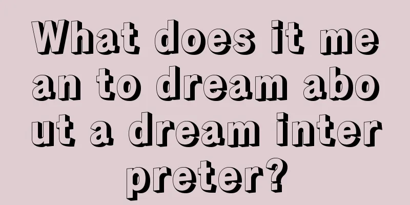 What does it mean to dream about a dream interpreter?