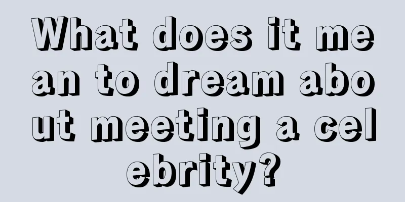 What does it mean to dream about meeting a celebrity?