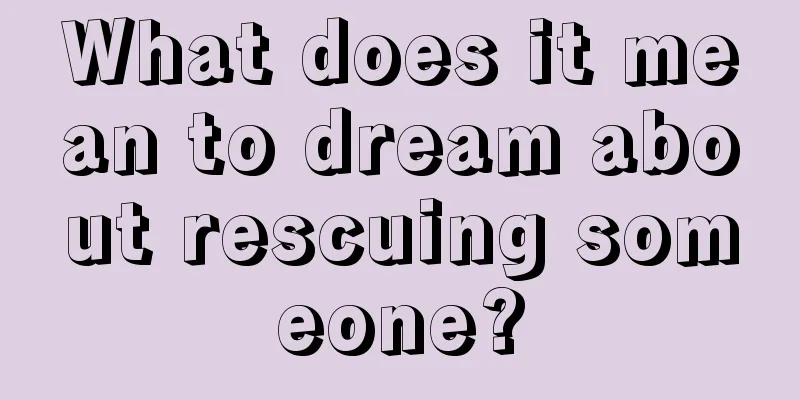 What does it mean to dream about rescuing someone?