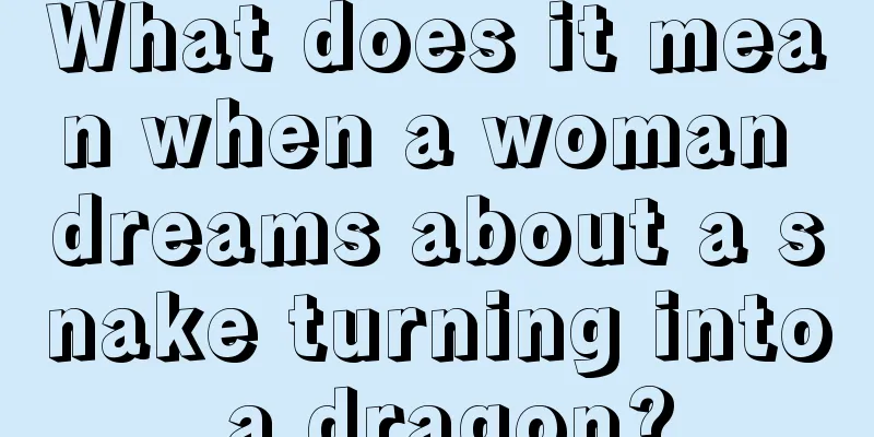 What does it mean when a woman dreams about a snake turning into a dragon?