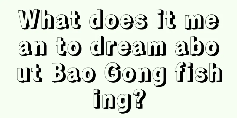 What does it mean to dream about Bao Gong fishing?