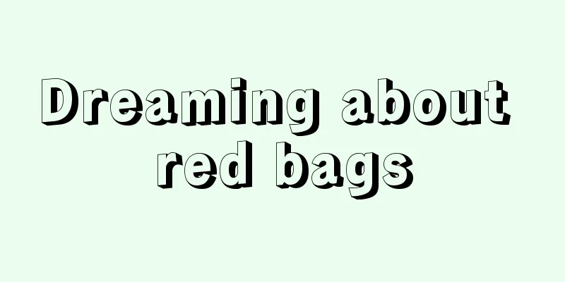 Dreaming about red bags