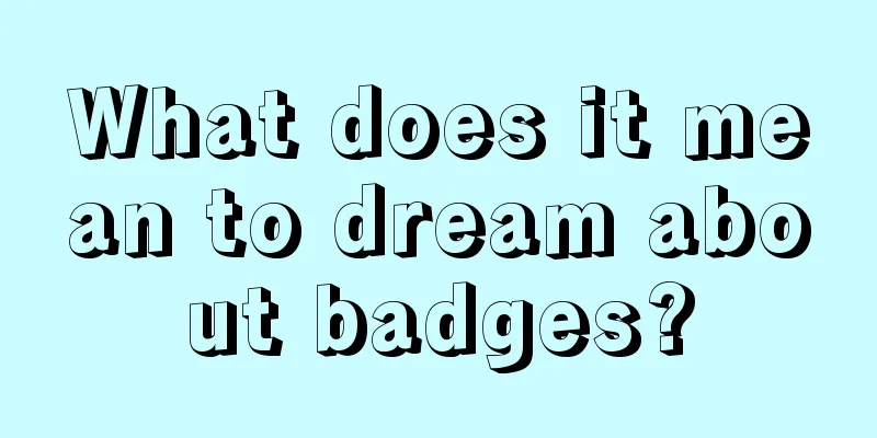 What does it mean to dream about badges?