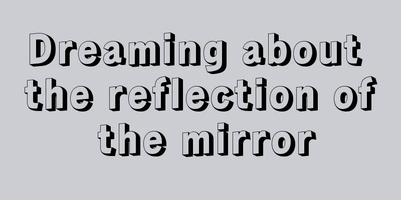 Dreaming about the reflection of the mirror