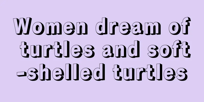 Women dream of turtles and soft-shelled turtles