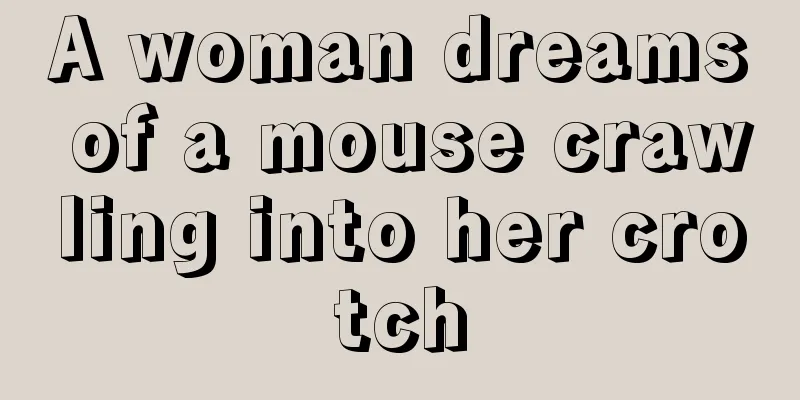 A woman dreams of a mouse crawling into her crotch