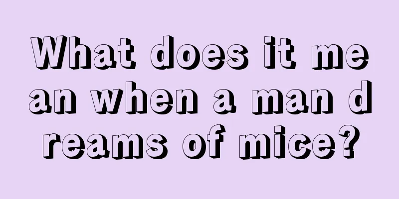 What does it mean when a man dreams of mice?