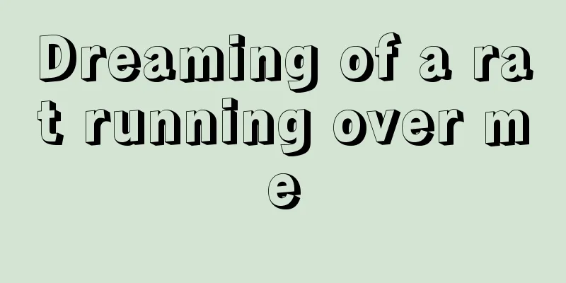 Dreaming of a rat running over me
