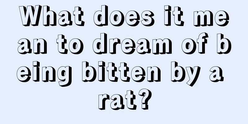 What does it mean to dream of being bitten by a rat?