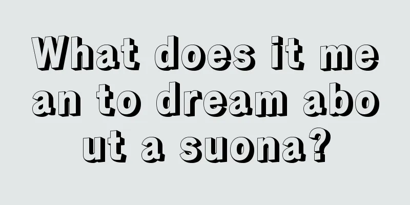 What does it mean to dream about a suona?