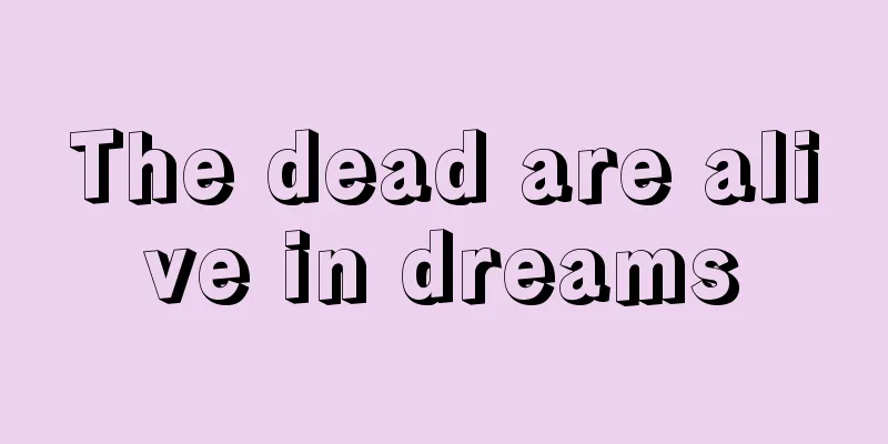 The dead are alive in dreams