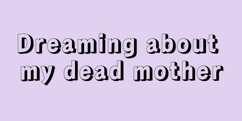 Dreaming about my dead mother