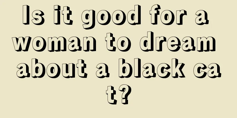 Is it good for a woman to dream about a black cat?