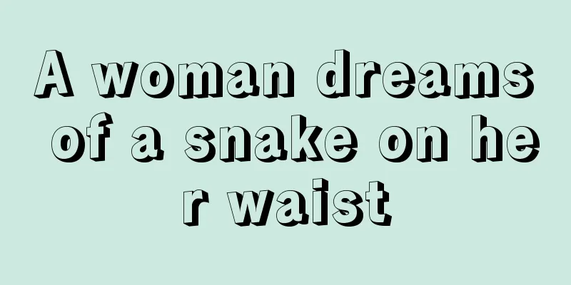 A woman dreams of a snake on her waist