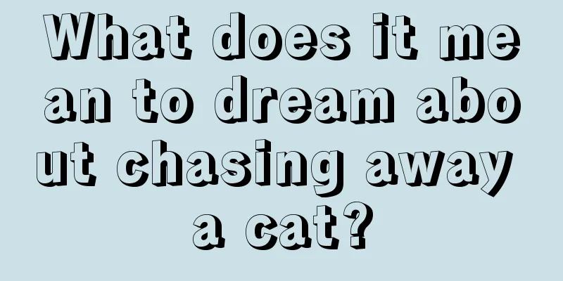 What does it mean to dream about chasing away a cat?