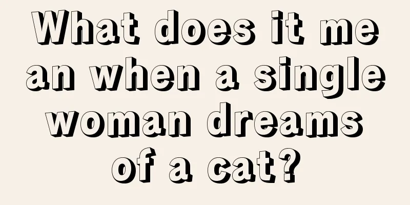 What does it mean when a single woman dreams of a cat?