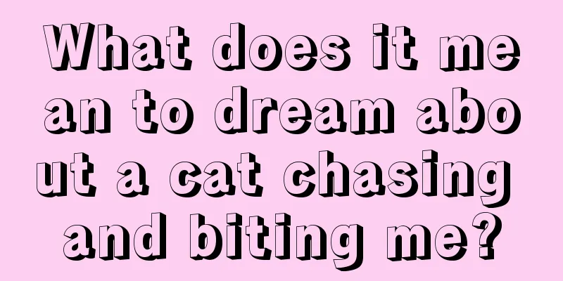 What does it mean to dream about a cat chasing and biting me?