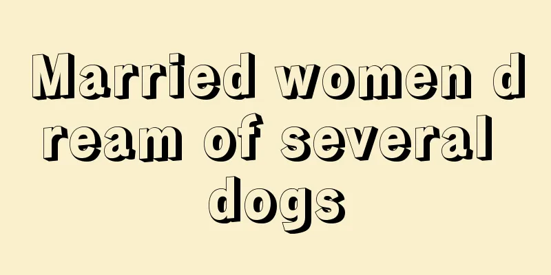 Married women dream of several dogs